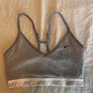 Nike Women's Heather Gray Sports Bra